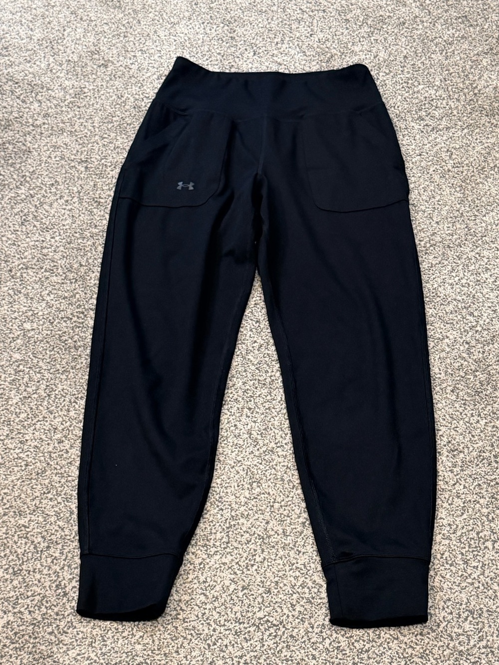 Under Armour Black Performance Jogger Pants with Front Pockets Size Small